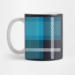 Teal Plaid Mug